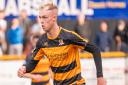 CENTURION: Cameron O'Donnell made his 100th appearance for Alloa against Arbroath.