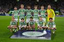 Celtic team pose for a photo prior to kick-off in the UEFA Champions League, league stage  match at Celtic Park, Glasgow. Picture date: Wednesday September 18, 2024. PA Photo. See PA story SOCCER Celtic. Photo credit should read: Andrew Milligan/PA