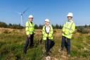 MP marks milestone for North Kyle wind farm in East Ayrshire as the first wind turbines are installed at the former open cast coal site