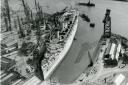 RMS Queen Mary at John Brown's Shipyard