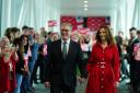 Sir Keir and his wife Lady Victoria at the Labour conference