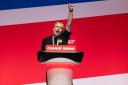 General Secretary of the Unite union, Sharon Graham speaks during a debate on cuts to the winter fuel allowance during the Labour Party Conference