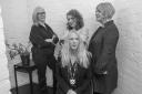 From left, Laura Mazzolini,  Libby McArthur, Jacquie Bradley and Tricia Reid of 80s girl band Sophisticated Boom Boom at GFT . Irene Brown is missing from the photo.