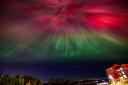 Northern Lights descended across the UK last night