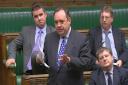 Former first minister Alex Salmond speaking in the House of Commons, London in 2010.