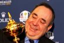 Former Scottish first minister Alex Salmond, photographed with the Ryder Cup in 2011