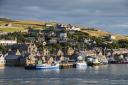 Stromness village in the Orkney islands