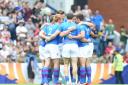 Scotland's Rugby Sevens team at Glasgow 2014