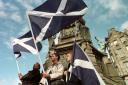 Many a Saltire was waved after the result of the 1997 devolution referendum was revealed