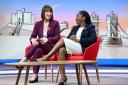 Rachel Reeves with new Tory leader Kemi Badenoch on the BBC’s Sunday with Laura Kuenssberg yesterday