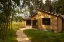 A woodland lodge accommodation