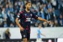 MALMO, SWEDEN - SEPTEMBER 26: Rangers' Cyriel Dessers in action during a UEFA Europa League Matchday One League Phase match between Malmo FF and Rangers at the Eleda Stadion, on September 26, 2024, in Malmo, Sweden. (Photo by Alan Harvey / SNS Group)