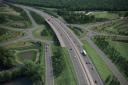 An artist's impression of the planned flyover at Sheriffhall Roundabout. Image: Transport Scotland.