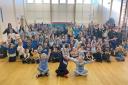 St Winning's pupils wear blue for World Diabetes Day