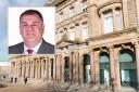 Stephen McCabe has stepped down as Inverclyde Council's leader after appearing in court on Friday.