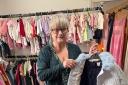 Elaine Neeson launched the clothing bank last year