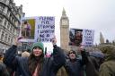 Farmers protested in Westminster over Labour's plans to impose fresh taxes on family farms