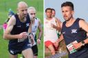 The Invercldye Athletics Club duo impressed in Belfast