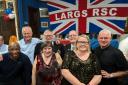 Legends all round: Force veterans joined Rangers stars and referee Willie Young at special event