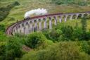 Glenfinnan Viaduct, which carries the West Highland Line, was famously used in the Harry Potter films and draws movie-lovers from across the world