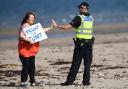 The comedian's message spread from Turnberry to a beach on Staten Island