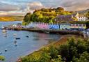 Portree, Skye - but activists say locals are being driven out by housing pressures in the UK's Celtic language-speaking areas