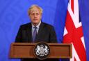 Prime Minister Boris Johnson delivered the news about England's Covid lockdown in front of a Union flag despite having been previously admonished for doing so