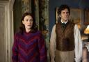 Charlotte Ritchie as Alison Cooper and Matt Baynton as Thomas Thorne in Ghosts