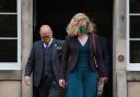 Scottish Green Party co-leaders Patrick Harvie and Lorna Slater leave Bute House, Edinburgh