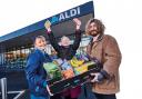Neighbourly has team up with Aldi to donate surplus food from stores throughout the year