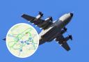 Did you hear it? Huge RAF aircraft circles Glasgow sending social media wild