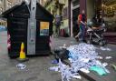 Litter is piling up all across Edinburgh