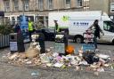 Edinburgh was the first council area to see bin workers strike