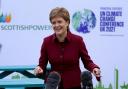 The First Minister at the COP26 conference in Glasgow