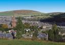 The town of Galashiels in the Scottish Borders.