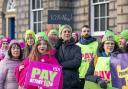 Members of the EIS are taking industrial action across Scotland