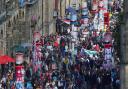 A view of Edinburgh's Royal Mile during the Fringe