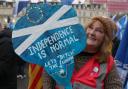 Participants at the Indyref 2020 rally, hosted by the National, in George Square in Glasgow