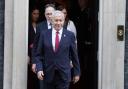 Israeli Prime Minister Benjamin Netanyahu leaves 10 Downing Street (Stefan Rousseau/PA)