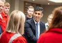Rishi Sunak visited a gas plant in Aberdeenshire during his visit to Scotland