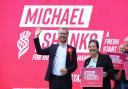Scottish Labour candidate Michael Shanks with party deputy leader Jackie Baillie