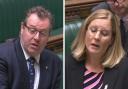 Defra minister Mark Spencer and SNP MP Hannah Bardell in an exchange in the Commons