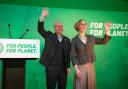 Scottish Greans co-leaders Patrick Harvie and Lorna Slater at the Scottish Greens party conference