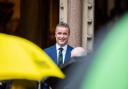 MP, Angus MacNeil leaves following a memorial service at Inverness Cathedral, in Scotland, for the former SNP MP, MEP and MSP, Winnie Ewing, who died in June. Picture date: Saturday July 15, 2023..