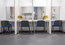 A view of a drugs consumption room at the NHS Enhanced Drug Treatment Facility at Hunter Street Health Centre in Glasgow