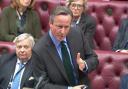 David Cameron speaking in the House of Lords