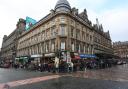 Hundreds queued outside Glasgow Central Station following the disruption caused by Storm Gerrit