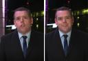 Douglas Ross was heckled during the live interview