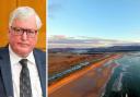 SNP MSP Fergus Ewing has become embroiled in a row over plans to build a golf course on the protected Coul Links