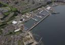 Workers from Moray Council started a clean-up operation at Buckie Harbour on Monday